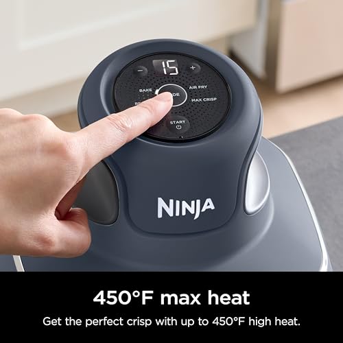 Ninja Crispi 4 in 1 Portable Glass Air Fryer Cooking System, 4QT & 6 Cup Glass Containers with Storage Lids, Easy Meals, Microwave, Freezer & Dishwasher Safe, Air Fry, Bake & More, Cyberspace, FN101GY : Home & Kitchen