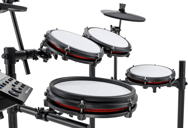 Nitro Max Electric Drum Set with Mesh Pads & Bluetooth