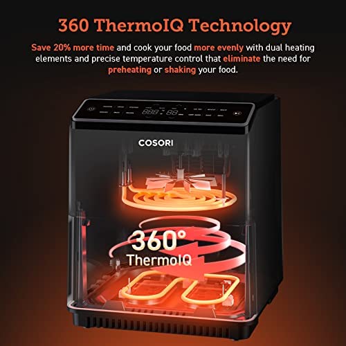 COSORI Air Fryer 6.8Qt, Dual Blaze with 360 ThermoIQ Tech