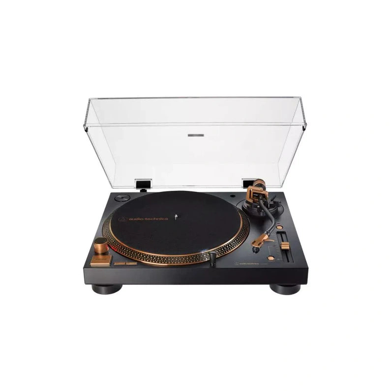 Audio Technica AT-LP120XUSB-BZ Direct Drive USB Turntable, Bronze 3-Speed, Built-in Preamp, Vinyl to Digital Conversion