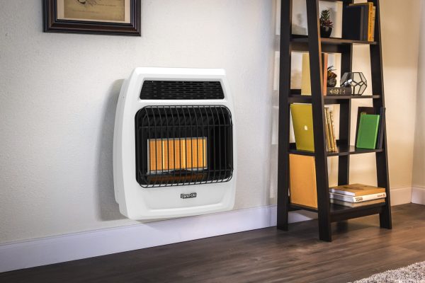 30,000 BTU Natural Gas Infrared Vent Free Thermostatic Wall Heater