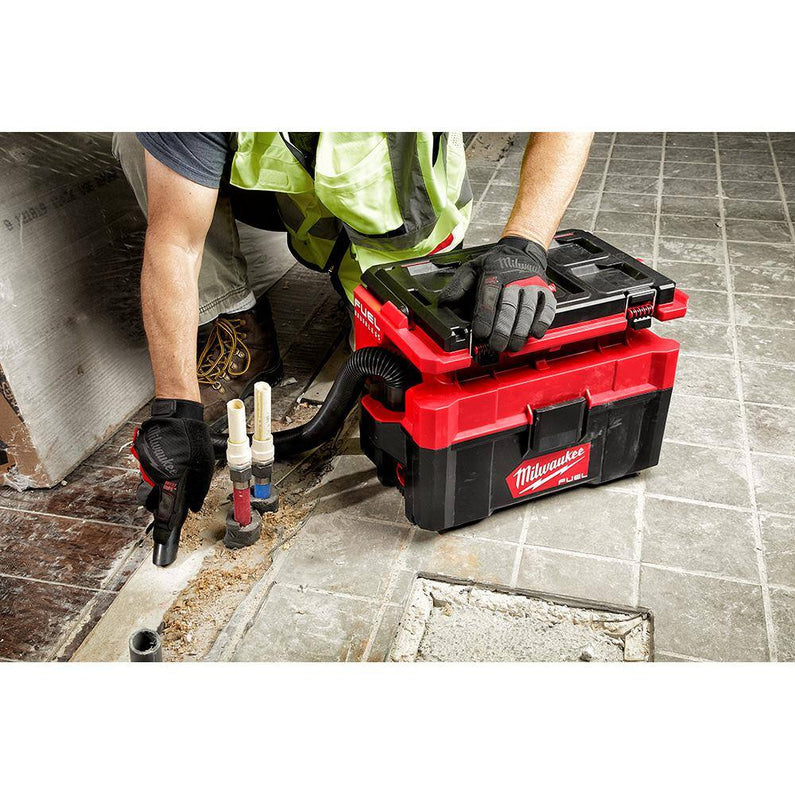 0970-20-48-11-1862 M18 FUEL PACKOUT 18-Volt Lithium-Ion Cordless 2.5 Gal. Wet/Dry Vacuum with (2) M18 HIGH OUTPUT 6.0 Ah Batteries
