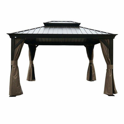 Dahlin Hardtop 12 Ft. W X 10 Ft. D Aluminum Patio Gazebo
