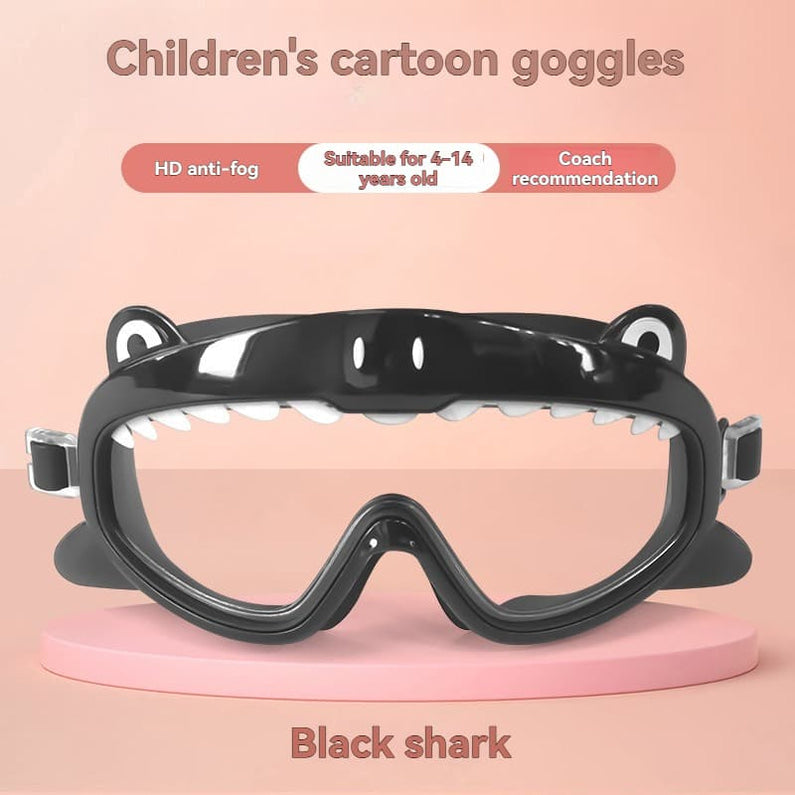 Cartoon Animal Kids Goggle - HD Anti-Fog Large-Frame Diving Gear