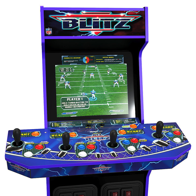 Arcade1Up – NFL Blitz Arcade with Riser and Lit Marquee – Multi