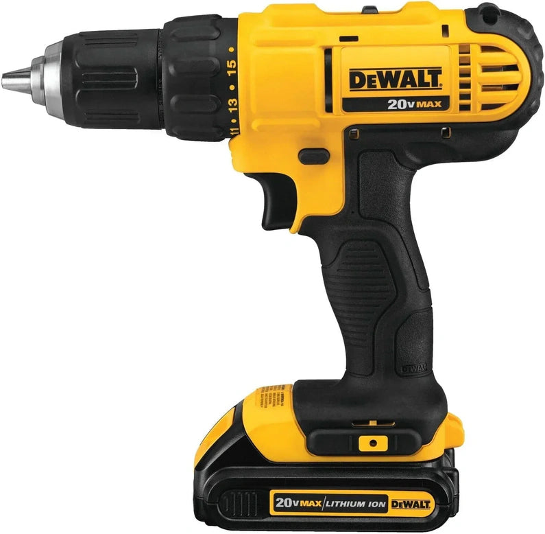 20V MAX Cordless Drill and Impact Driver, Power Tool Combo Kit with 2 Batteries and Charger
