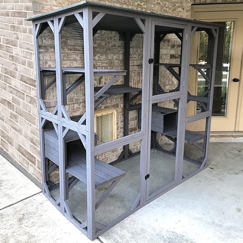 Catio Outdoor Cat Enclosure - Large Walk-In Kitty Cage