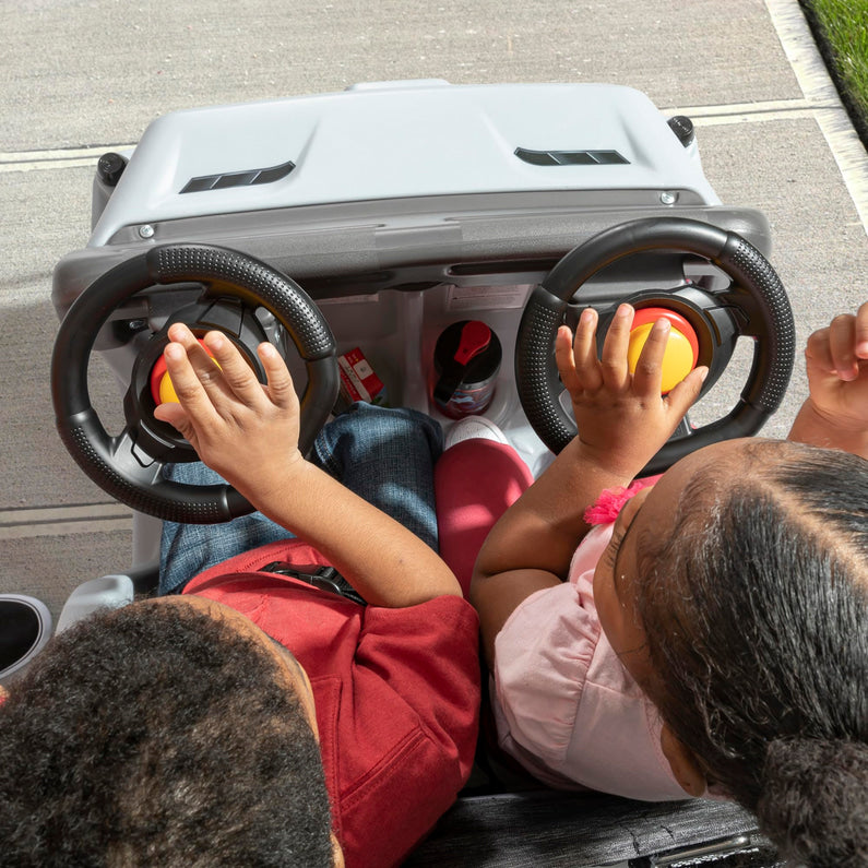 Step2 Side-by-Side Push Around SUV, Kids Push Car, 2 Seats