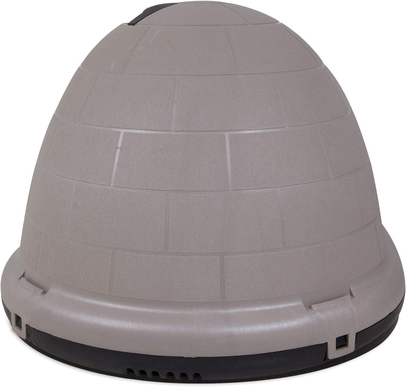 Petmate Indigo Dog House (Igloo Dog House, Made in USA with 90% Recycled Materials, All-Weather Protection Pet Shelter) for XL Dogs -90 to 125 pounds, Made in USA