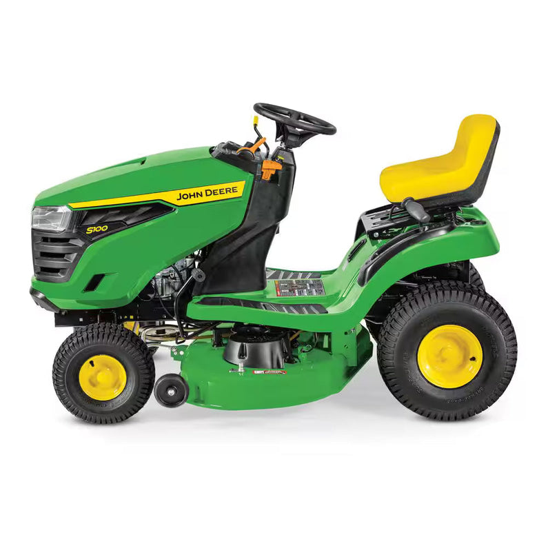 John Deere S100 42-in Riding Lawn Mower 17.5-HP Gas Hydrostatic Drive