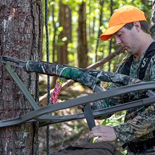 Summit Viper SD Climbing Treestand – Lightweight Aluminum, Foam Padded Seat, 300 lbs Capacity, Includes Safety Harness