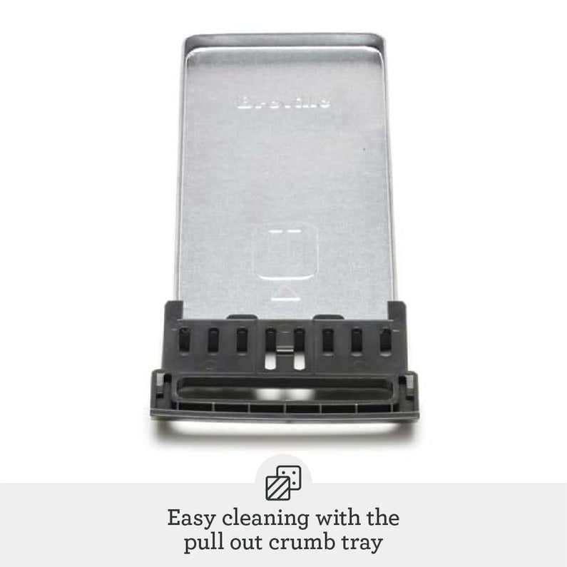 Breville Die-Cast Smart Toaster, 2-Slice, Brushed Stainless Steel