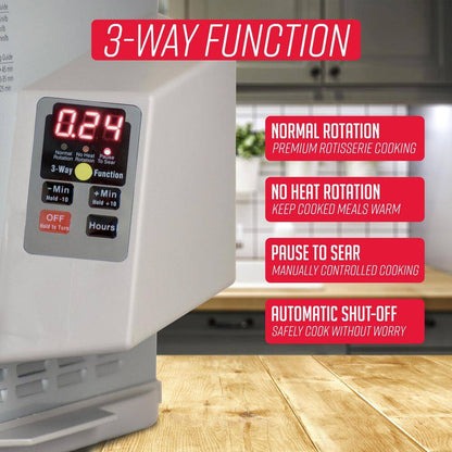 Digital Platinum Showtime Countertop Rotisserie Oven ST5000PLAT