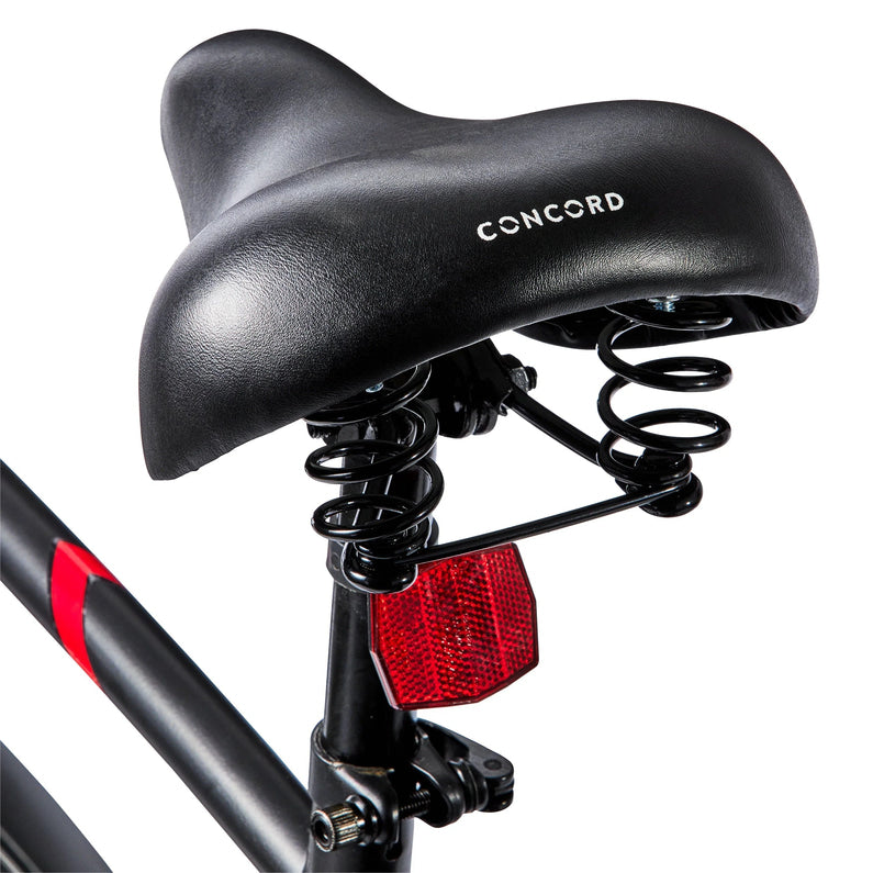 Concord Pacifica Cruiser Bicycle, Adult, Unisex, Matte Black