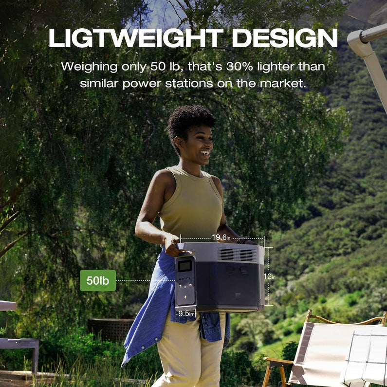 Portable Power Station Delta 2 Max – 2400W Solar Generator