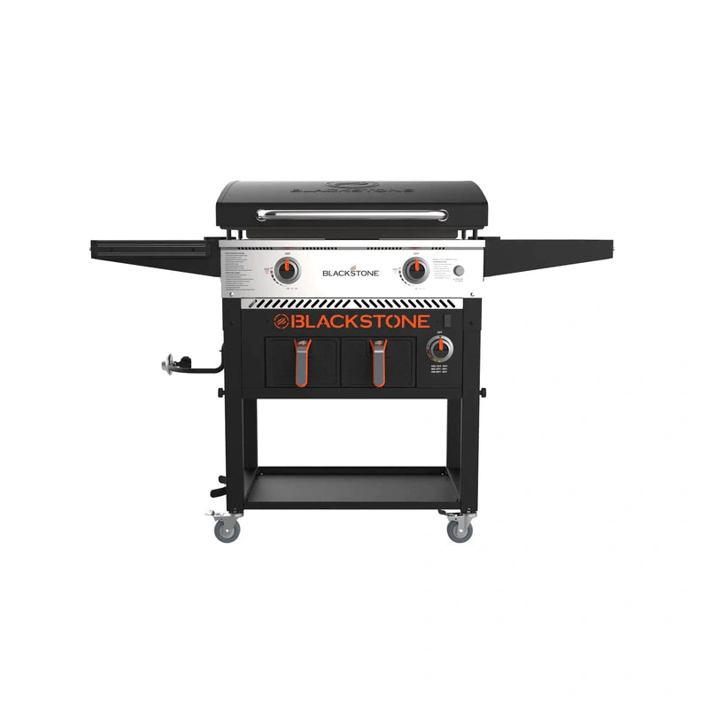 Clearance Sale,Blackstone 2-Burner 28" Griddle with Electric Air Fryer and Hood