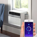 Soleus Air 8,000 BTU Hybrid (saddle) Window Air Conditioner with WiFi - 8,000 BTU (White)