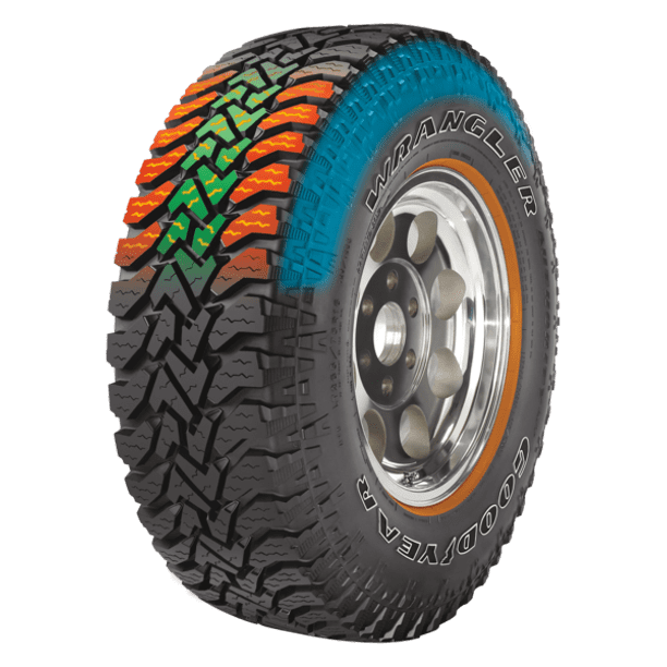Goodyear Wrangler Authority A/T All-Season Tire 31X10.50R15LT 109Q