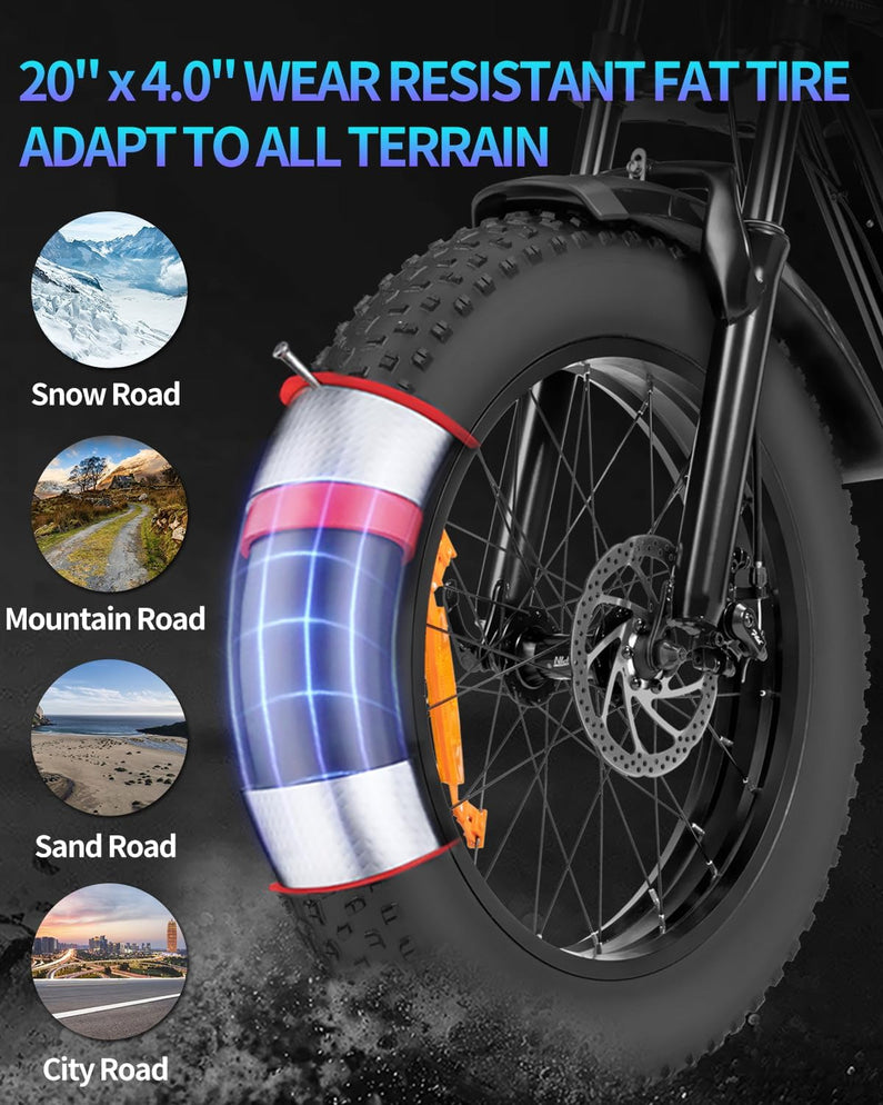Electric Bike for Adults, 1000/2000W, 25-37Mph