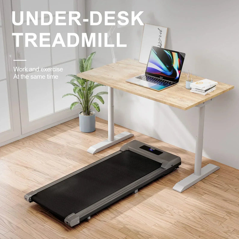 Bigzzia Walking Pad Under Desk Treadmill, Treadmills with Remote Control & LCD Display for Home Office, 265 lbs Max Weight, Pink