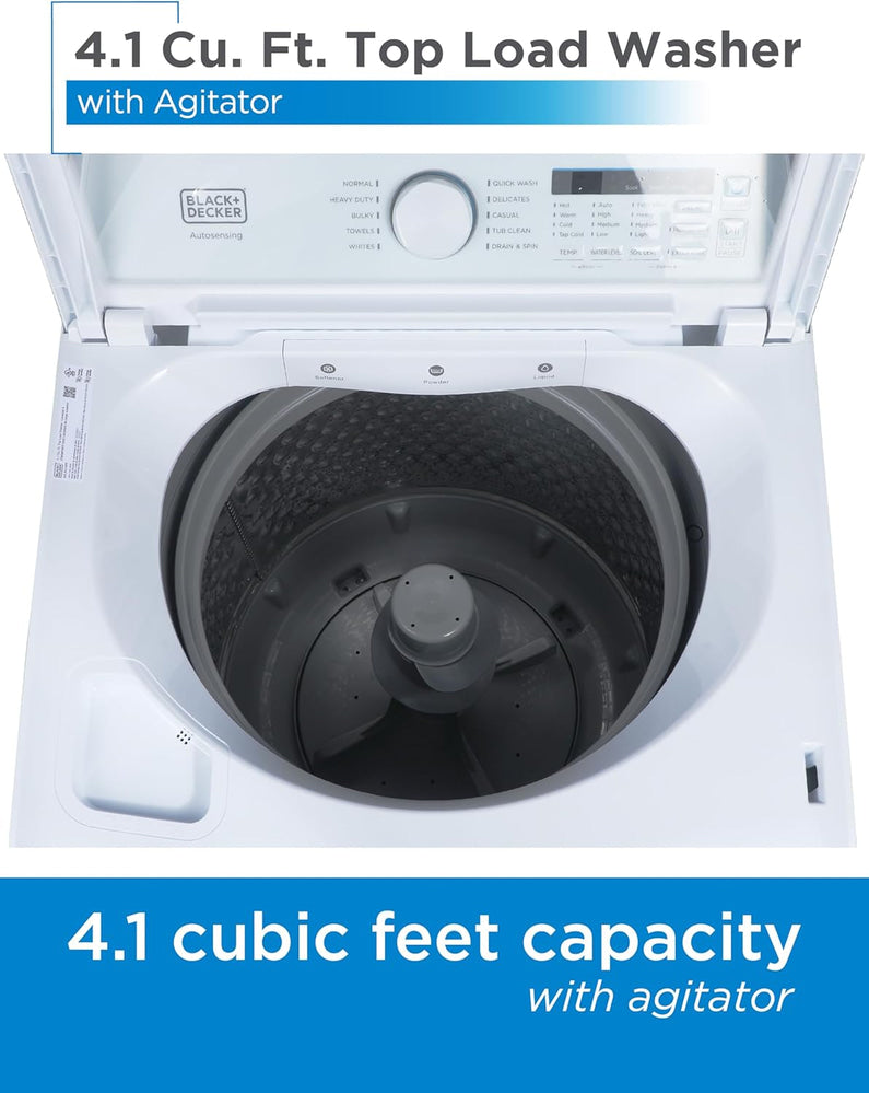BLACK+DECKER 0.9 Cu. Ft. Portable Washing Machine - 5 Wash Cycles