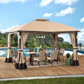 Moorehead 12 Ft. W x 10 Ft. D Steel Patio Gazebo