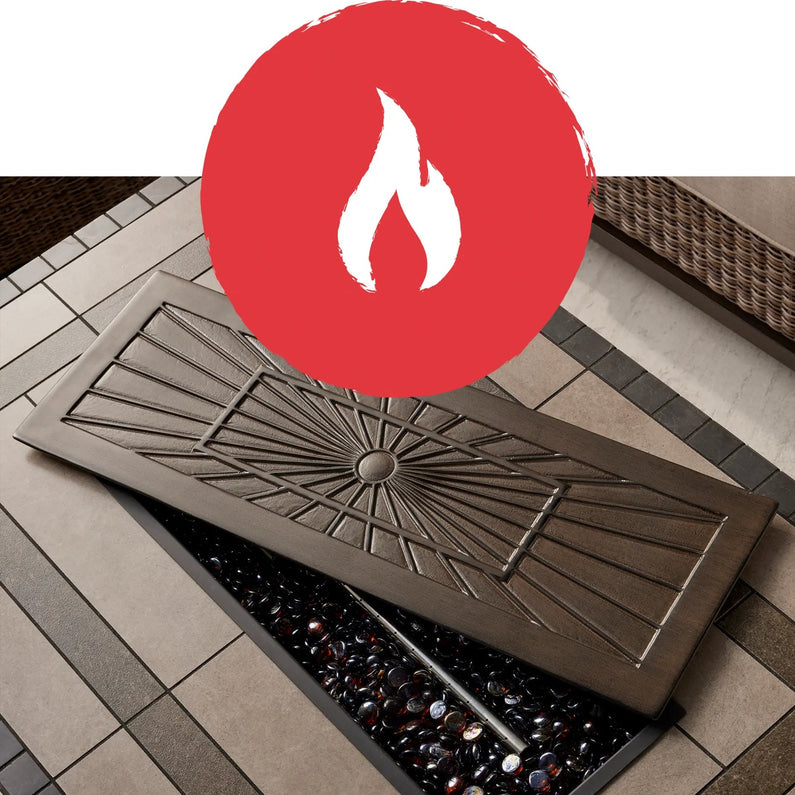 Agio 5-piece Fire Outdoor Seating Set
