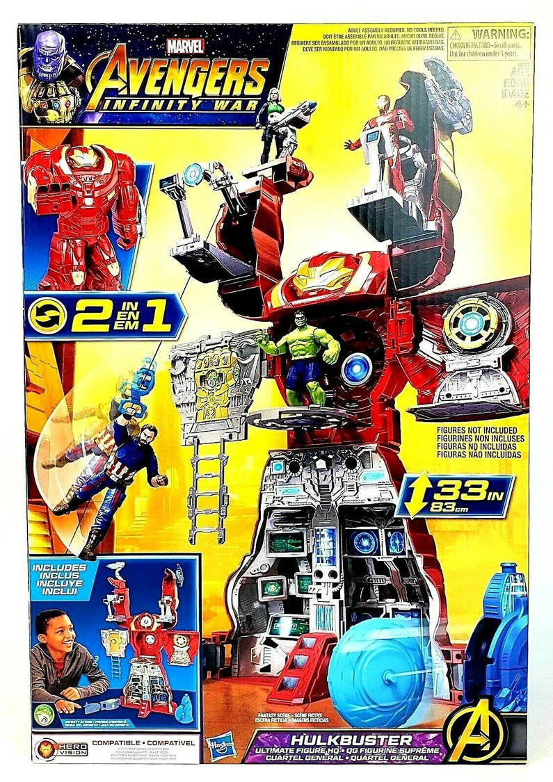Hasbro Marvel Avengers Infinity War Hulkbuster Ultimate Figure HQ Playset with Target Tower & Roto-Blade Launcher