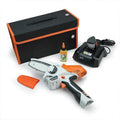 battery-powered wood cutter
