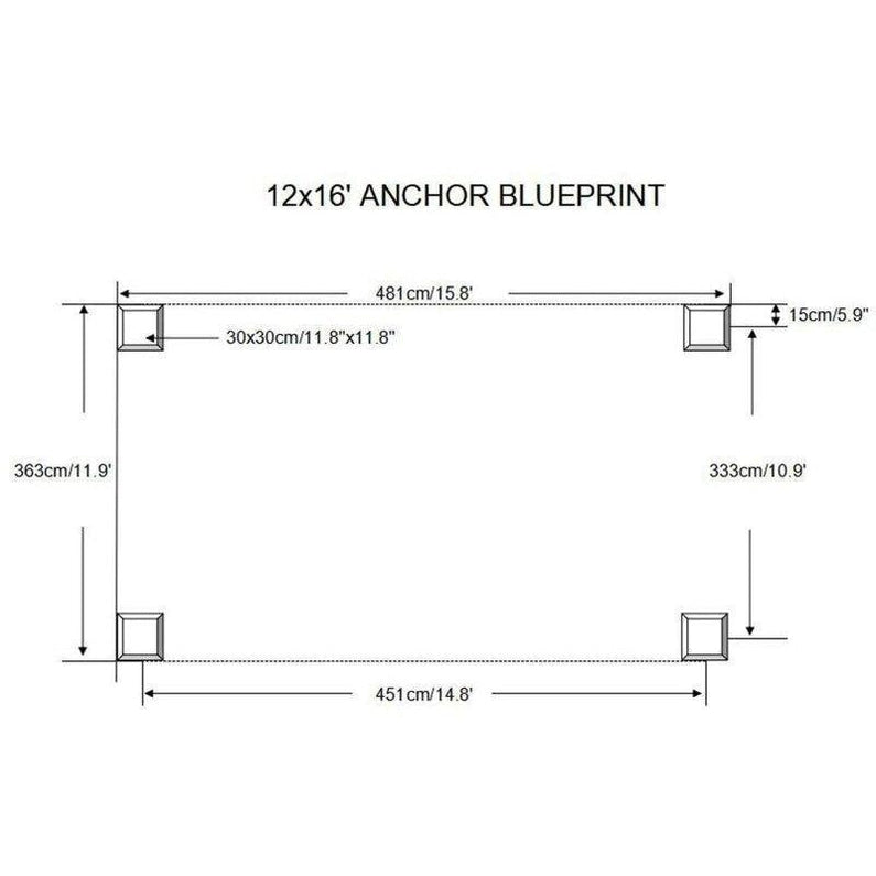 Alexander 16 Ft. W X 12 Ft. D Aluminum Patio Gazebo