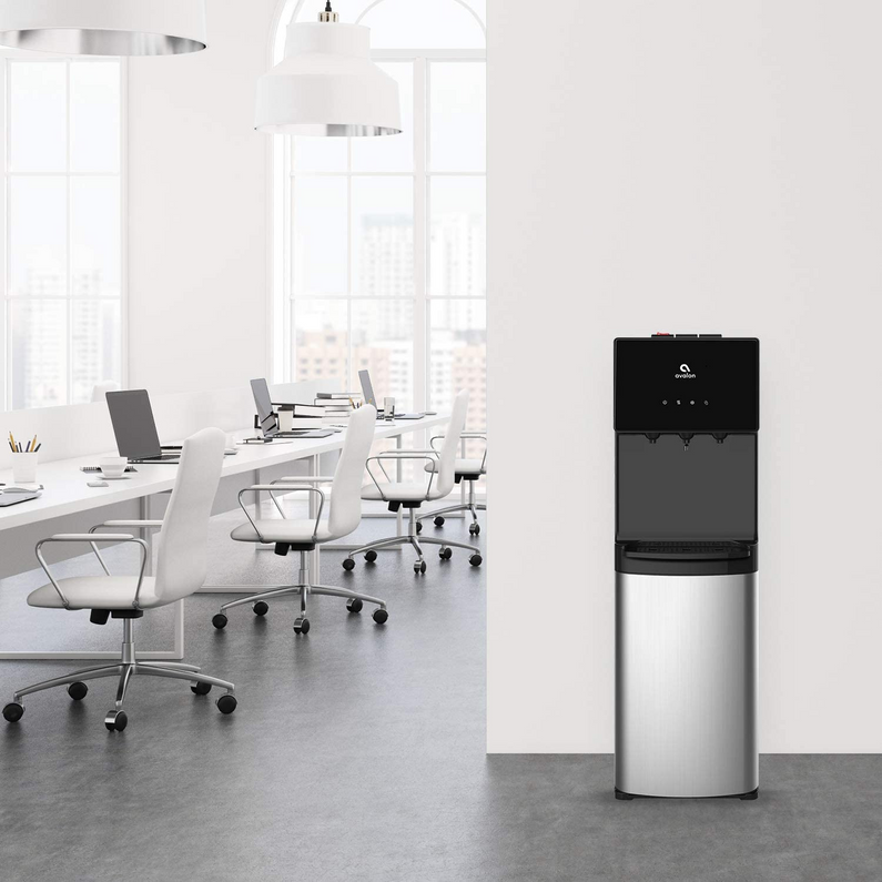 Avalon Bottom Loading Water Cooler Water Dispenser With BioGuard, 3 Temperature Settings