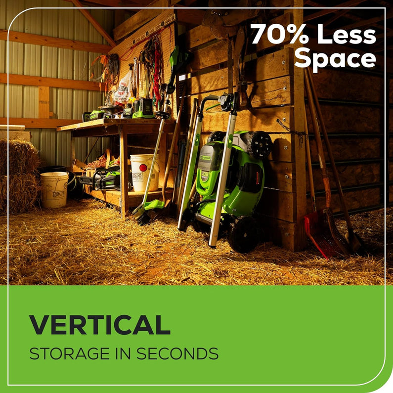 60V 21 Cordless (Self-Propelled) Lawn Mower , 2 x 4.0Ah Batteries and Dual Port Rapid Charger