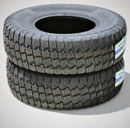 Pair of 2 (TWO) Haida Puma HD818 LT 235/75R15 104/101S Load C 6 Ply MT M/T Mud Tires