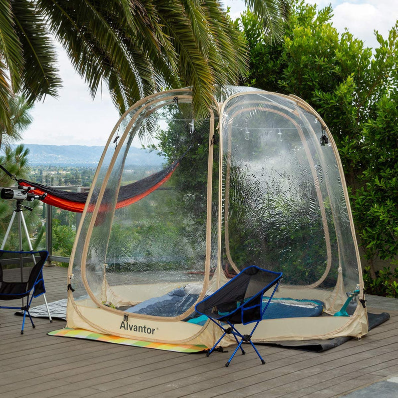 Alvantor Bubble Tent Pop Up Gazebo, 8-10 Person Igloo Dome Garden Patio Canopy Shelter