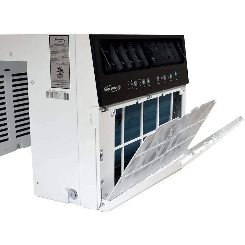 Soleus Air 8,000 BTU Hybrid (saddle) Window Air Conditioner with WiFi - 8,000 BTU (White)