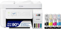 Epson EcoTank ET-4800 Wireless All-in-One Inkjet Printer, Scanner, Copier, Fax, ADF, Ethernet, White