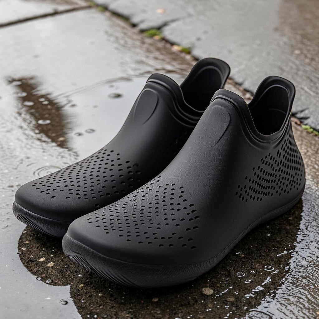 Gwhnv Waterproof Silicone Shoe Covers - Reusable Anti-Slip Rain Shoe Protectors for Commuting, Cycling & Outdoor Travel - Durable & Washable
