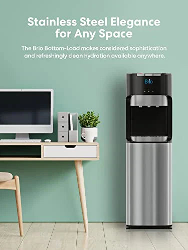 Brio Bottom Loading Water Cooler Water Dispenser Essential Series - 3 Temperature Settings