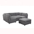 6-Piece Modular Fabric Sectional