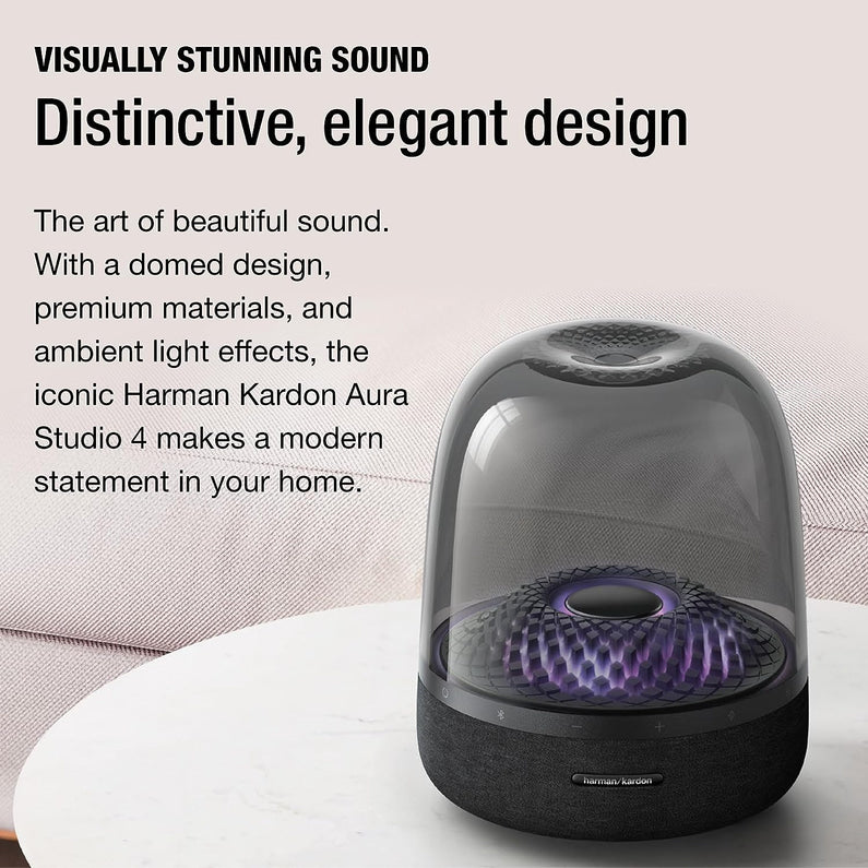 Bluetooth Home Speaker Superior Sound Quality 5 Diamond Effect Light Themes Made from Recycled Materials