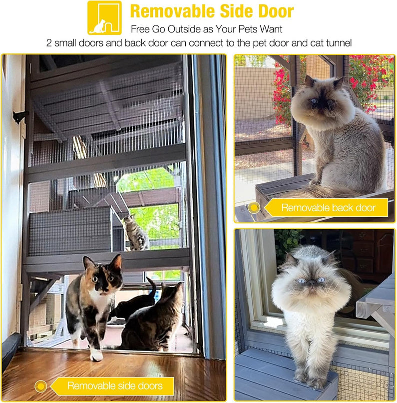 Catio Outdoor Cat Enclosure - Large Walk-In Kitty Cage