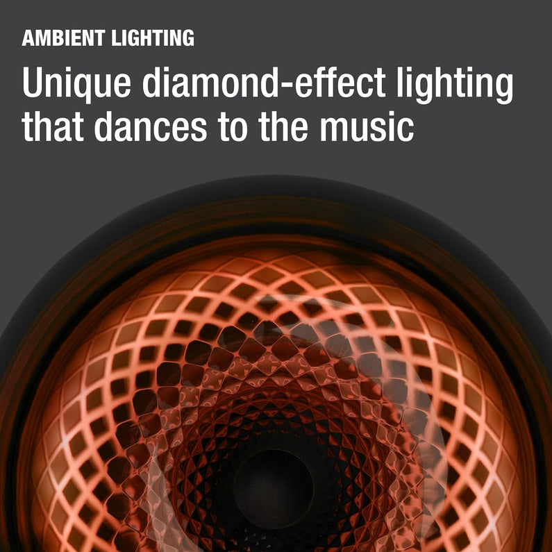 Bluetooth Home Speaker Superior Sound Quality 5 Diamond Effect Light Themes Made from Recycled Materials