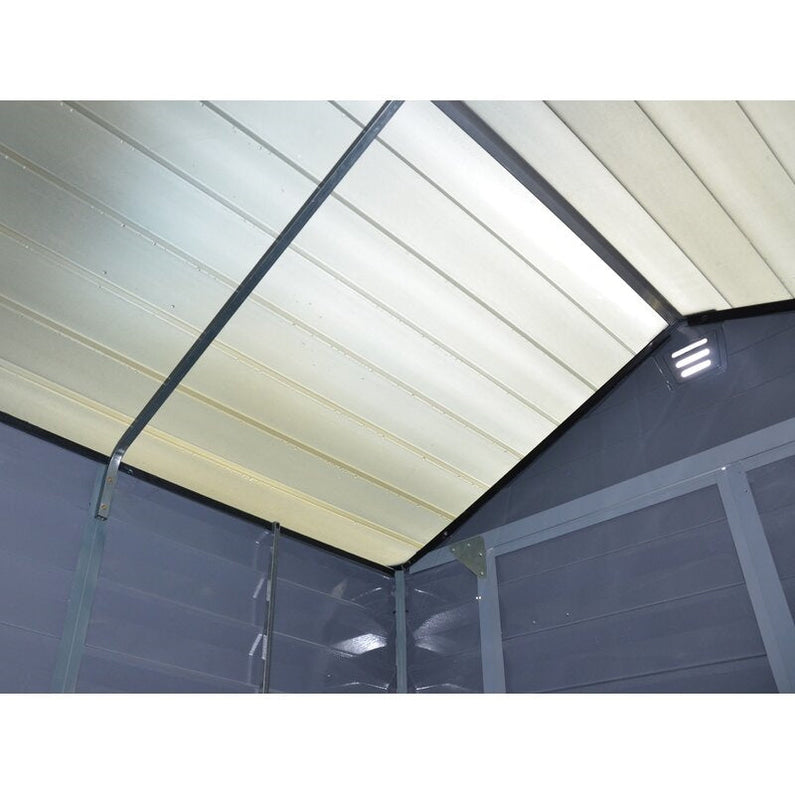 SkyLight 6 ft. W x 7.5 ft. D Polycarbonate Storage Shed