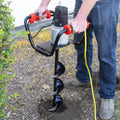 XtremepowerUS 1500W Electric Post Hole Digger with 6′′ Auger Bit, Anti Vibration Handle & Safety Lock for Soil & Fence Posts