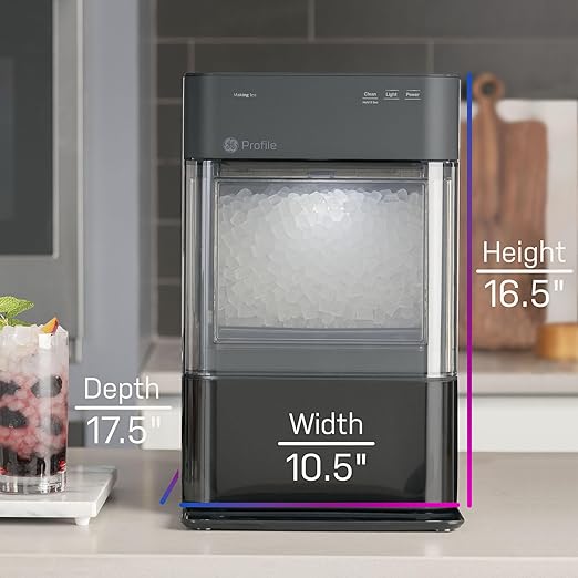$106.39 Today Only GE Ice Maker - 38 lbs/day + Free Ice Bucket & Scoop