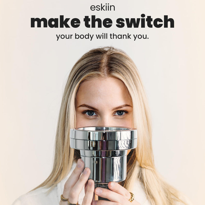 Eskiin Filtered Showerhead With Filters For Healthy Hair & Skin