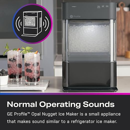 $106.39 Today Only GE Ice Maker - 38 lbs/day + Free Ice Bucket & Scoop