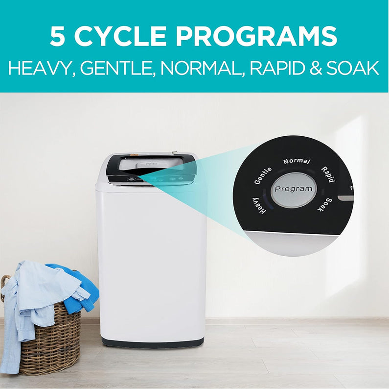 BLACK+DECKER 0.9 Cu. Ft. Portable Washing Machine - 5 Wash Cycles