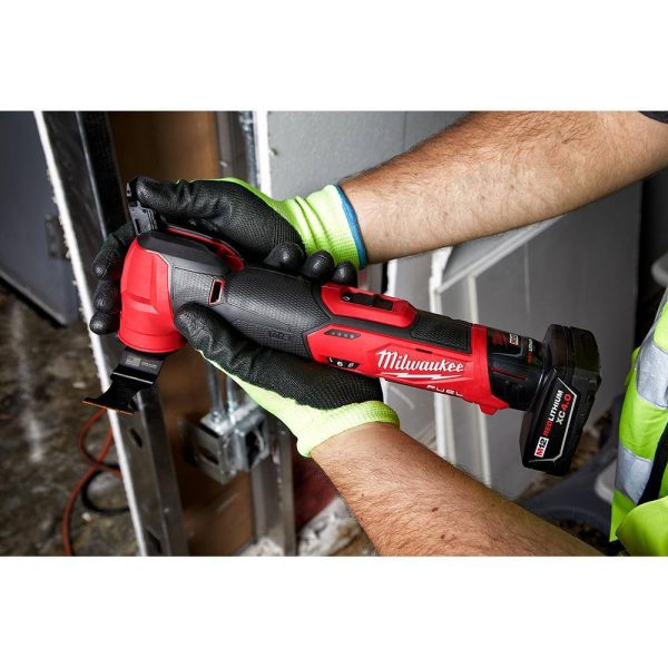 2836-21 M18 FUEL 18V Lithium-Ion Cordless Brushless Oscillating Multi-Tool Kit with one 5.0 Ah Battery, Charger and Tool Bag