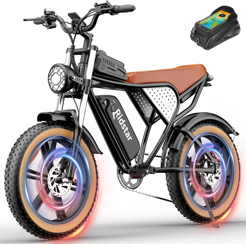 Electric Bike Q20, 2000W, 37Mph, 20" Fat Tires